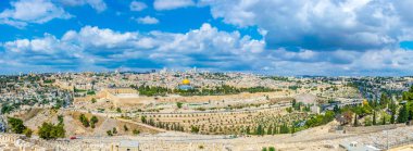 Zeytin Dağı, İsrail görüntülendi Jerusalem