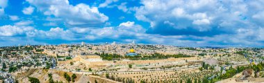 Zeytin Dağı, İsrail görüntülendi Jerusalem