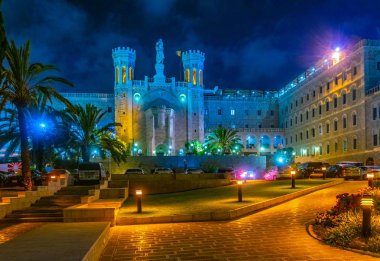 Otel bir eski Notre Dame de Kudüs manastırda Israe görünümünü