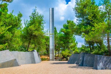 Kudüs, İsrail Yad Vashem Memorial'dan kahramanlık anıt