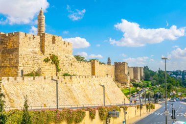 David, İsrail'in Kulesi ile Kudüs'ün sur