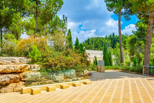 Monumento a los niños en el complejo Yad Vashem, Jerusalén, Israel — Foto de Stock