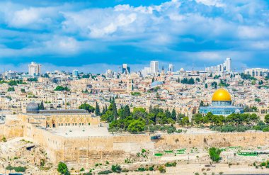 Zeytin Dağı, İsrail görüntülendi Jerusalem