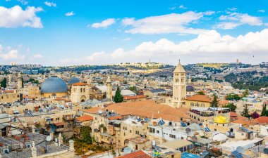 Cityspace Kudüs kurtarıcı ve kutsal se kiliseleri ile