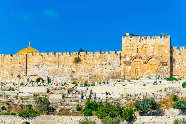 Fortificação de Jerusalém, Israel — Fotografia de Stock