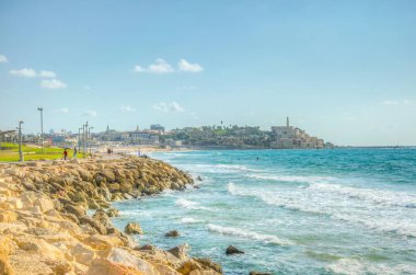 Jaffo, Tel Aviv, İsrail eski bir kısmı Cityscape