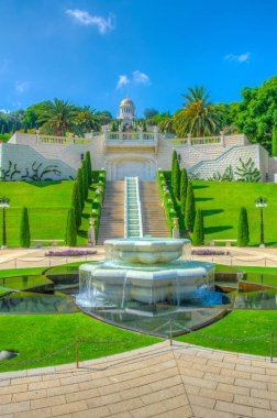 güzel bahai bahçeleri Haifa, İsrail