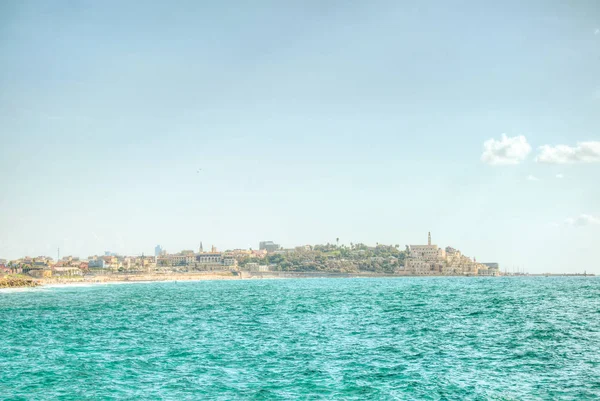 Cityscape of Jaffo, en gammel del av Tel Aviv, Israel – stockfoto