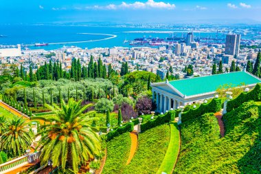 Haifa, İsrail Bahai bahçelerde evrensel adalet evi
