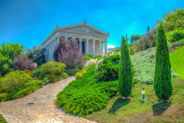 Haifa, İsrail Bahai bahçelerde evrensel adalet evi