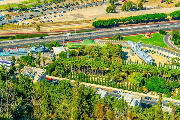 Illegális bevándorlás és a Tengerészeti Múzeum, Haifa, Izrael — Stock Fotó