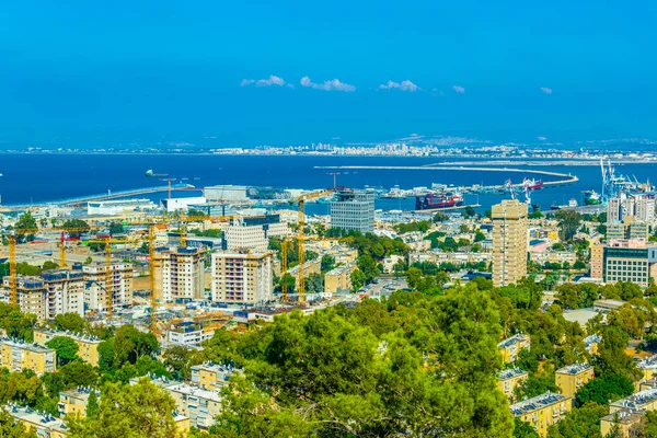 Luchtfoto van Haifa, Israël — Stockfoto