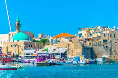 Eski liman, Akko/Acre, İsrail demirleme tekneler