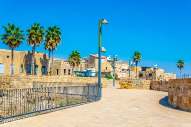 Ortaçağ Duvar Akdeniz'de Acre/Akko korumak
