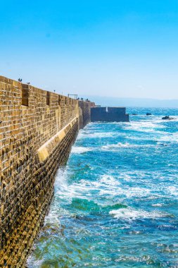 Ortaçağ Duvar Akdeniz'de Acre/Akko korumak