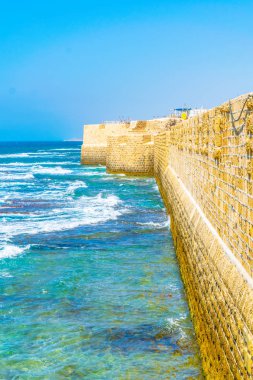 Ortaçağ Duvar Akdeniz'de Acre/Akko korumak