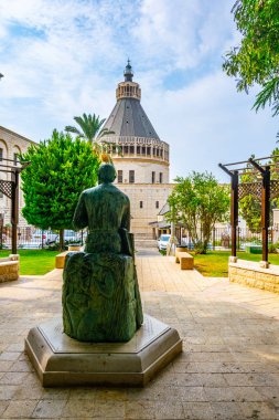 Saint Joseph Nazareth, İsrail için heykeli