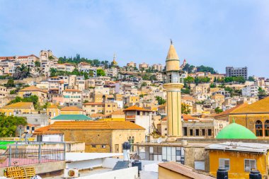 Nazareth Cityscape beyaz Camii, İsrail ile