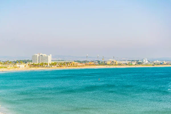 En liten strand i Akko/Acre, Israel — Stockfoto