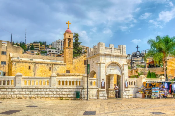 Iglesia ortodoxa griega de la Anunciación en Nazaret, Israel — Foto de Stock