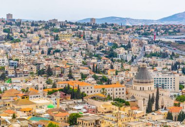 Nazareth duyuru, İsrail Bazilikası ile Cityscape