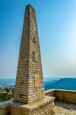 Anıt Kalesi parkta Safed/Tsfat, İsrail