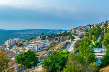 Tsfat/Safed İsrail havadan görünümü