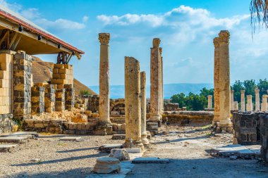 İsrail'de Beit Shean Roma Harabeleri