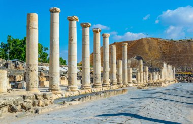 İsrail'de Beit Shean Roma Harabeleri