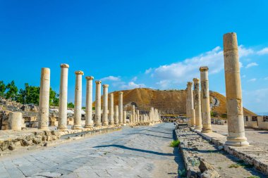 İsrail'de Beit Shean Roma Harabeleri