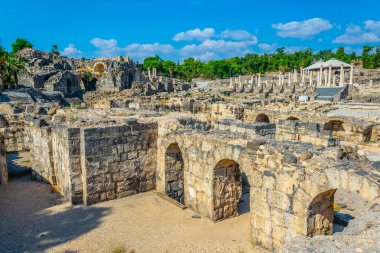 İsrail'de Beit Shean Roma Harabeleri