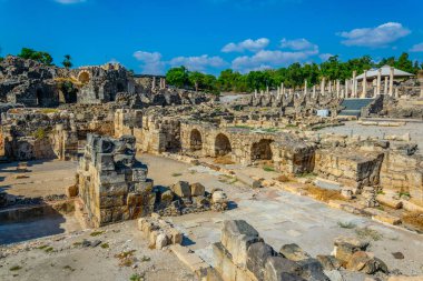 İsrail'de Beit Shean Roma Harabeleri