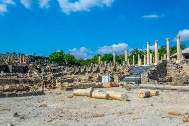 İsrail'de Beit Shean Roma Harabeleri
