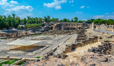 İsrail'de Beit Shean Roma Harabeleri