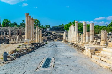 İsrail'de Beit Shean Roma Harabeleri