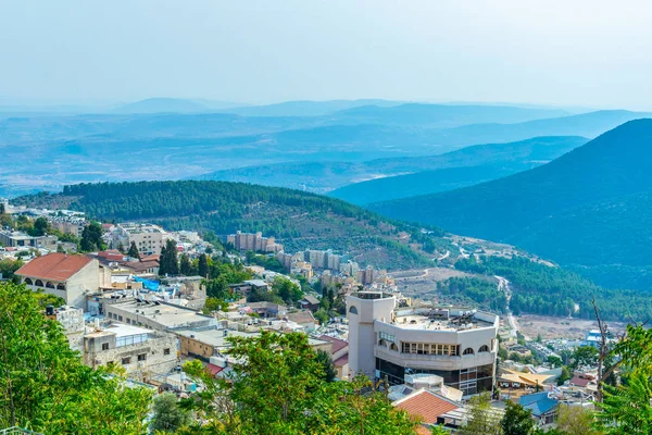 Vista aérea de Tsfat / Safed en Israel — Foto de Stock