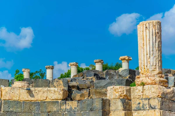 Beit Shean ρωμαϊκά ερείπια στο Ισραήλ — Φωτογραφία Αρχείου