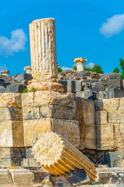 Beit Shean romerska ruiner i Israel — Stockfoto