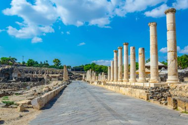 İsrail'de Beit Shean Roma Harabeleri