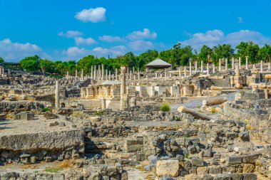 İsrail'de Beit Shean Roma Harabeleri