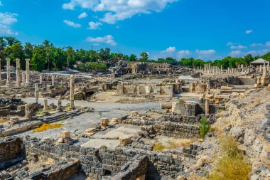 İsrail'de Beit Shean Roma Harabeleri