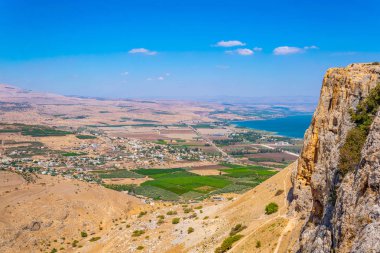 Celile Denizi Dağı Arbel İsrail her bakıldığında