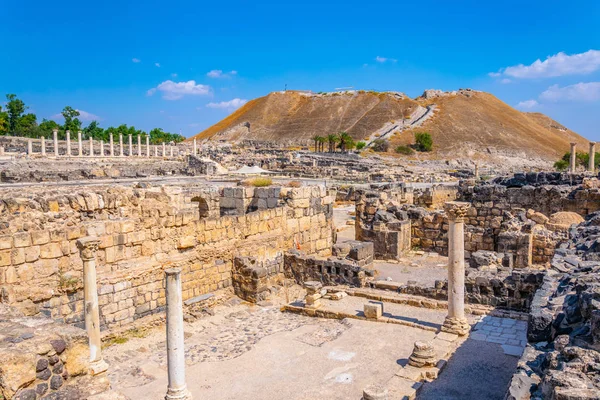 Beit Shean ruínas romanas em Israel — Fotografia de Stock