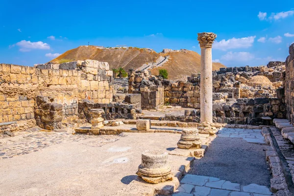 Beit Shean ruínas romanas em Israel — Fotografia de Stock