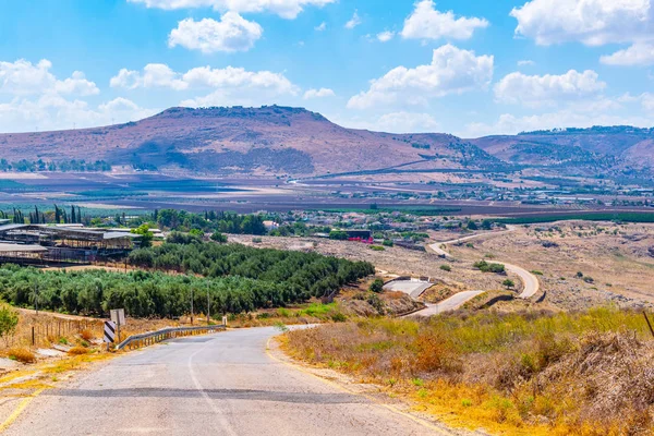 Landscape of Israel viewed from arbel national park — Stock Photo, Image