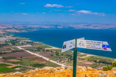 Celile Denizi Dağı Arbel İsrail her bakıldığında
