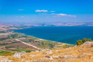 Celile Denizi Dağı Arbel İsrail her bakıldığında