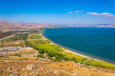 Celile Denizi Dağı Arbel İsrail her bakıldığında