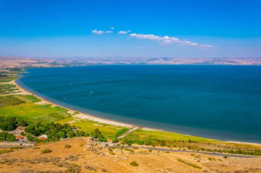 Celile Denizi Dağı Arbel İsrail her bakıldığında