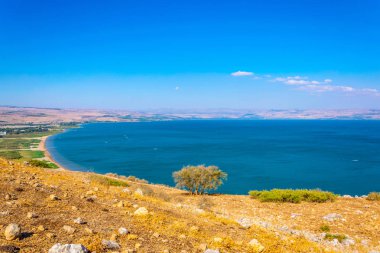 Celile Denizi Dağı Arbel İsrail her bakıldığında
